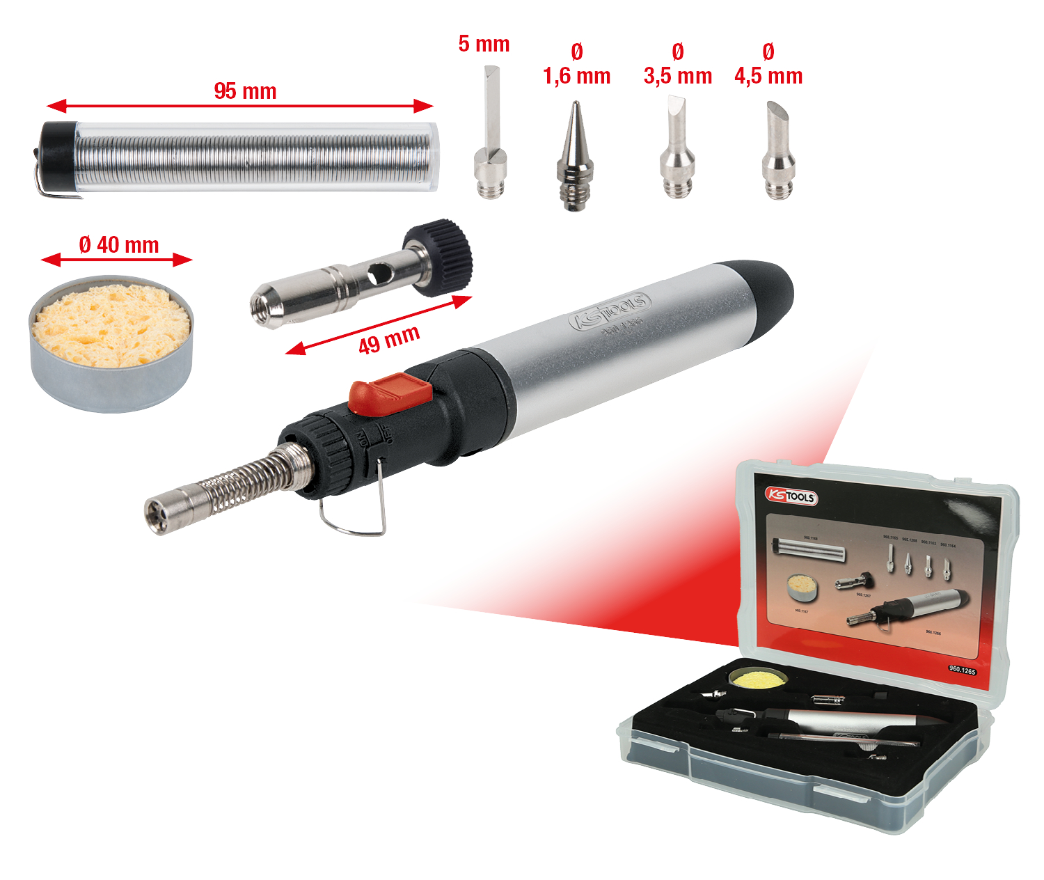 KS Tools Mikro-Löt-Satz, 8-tlg Produktbild img1 L