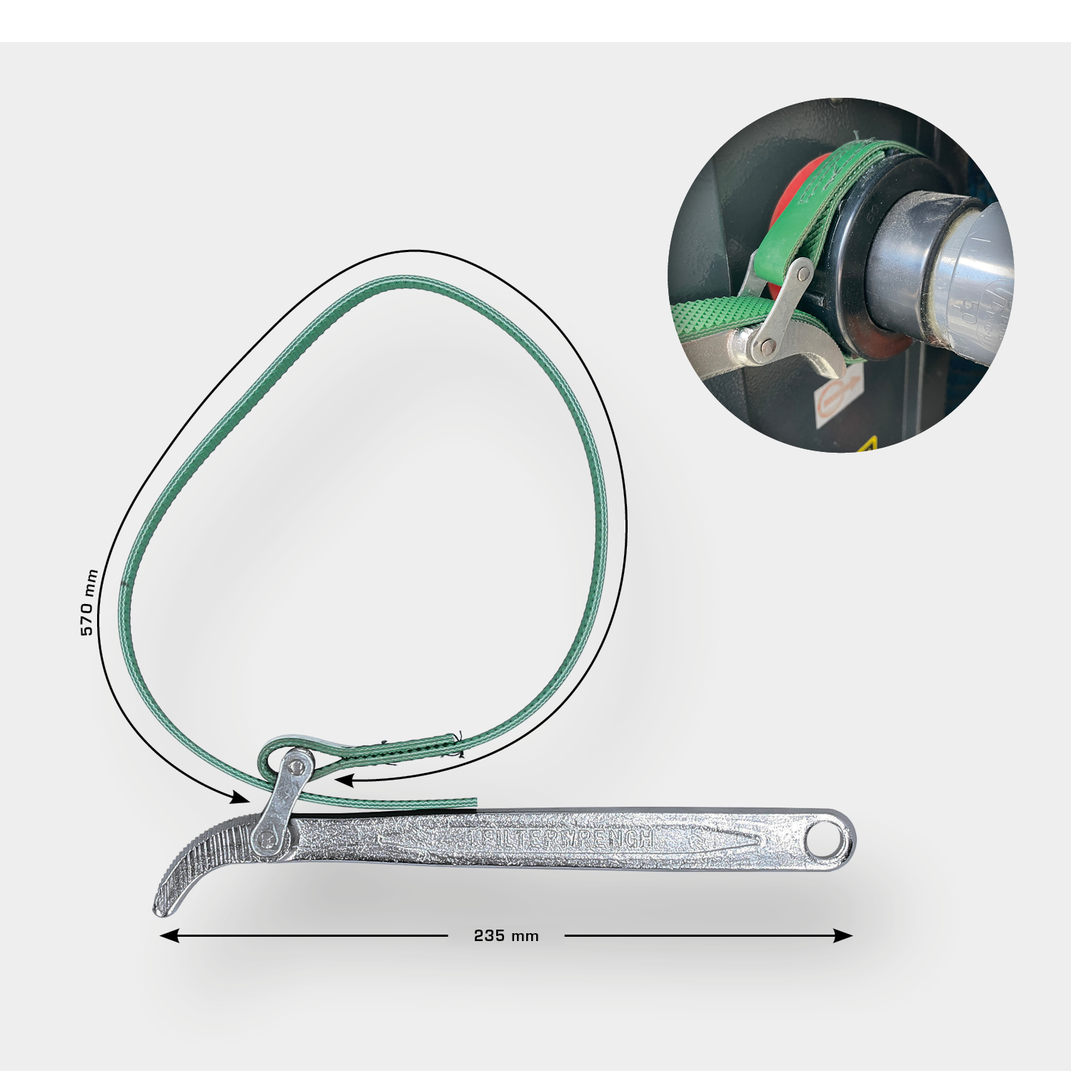 BRILLIANT TOOLS Gurtrohrzange Produktbild img1 L
