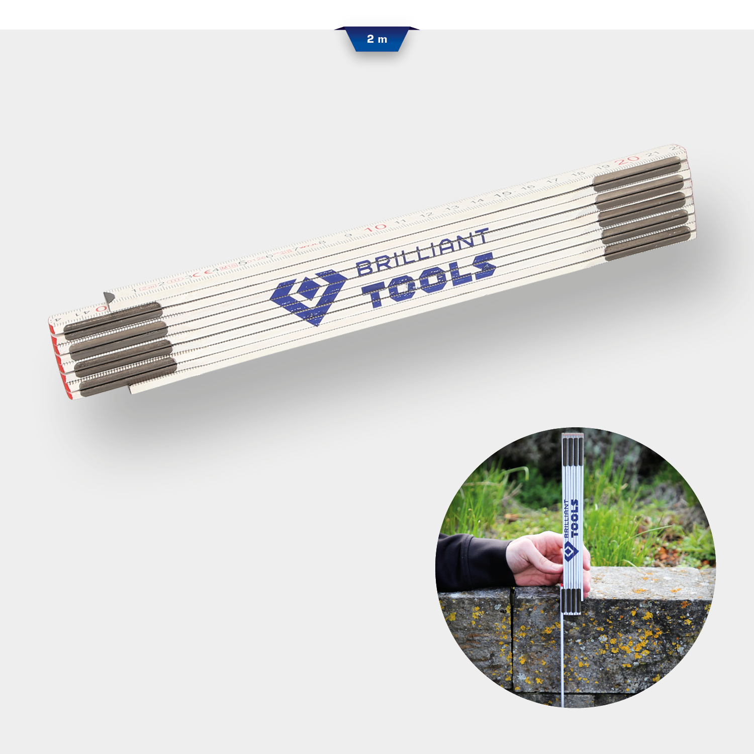 BRILLIANT TOOLS Gliedermassstab Produktbild img1 L