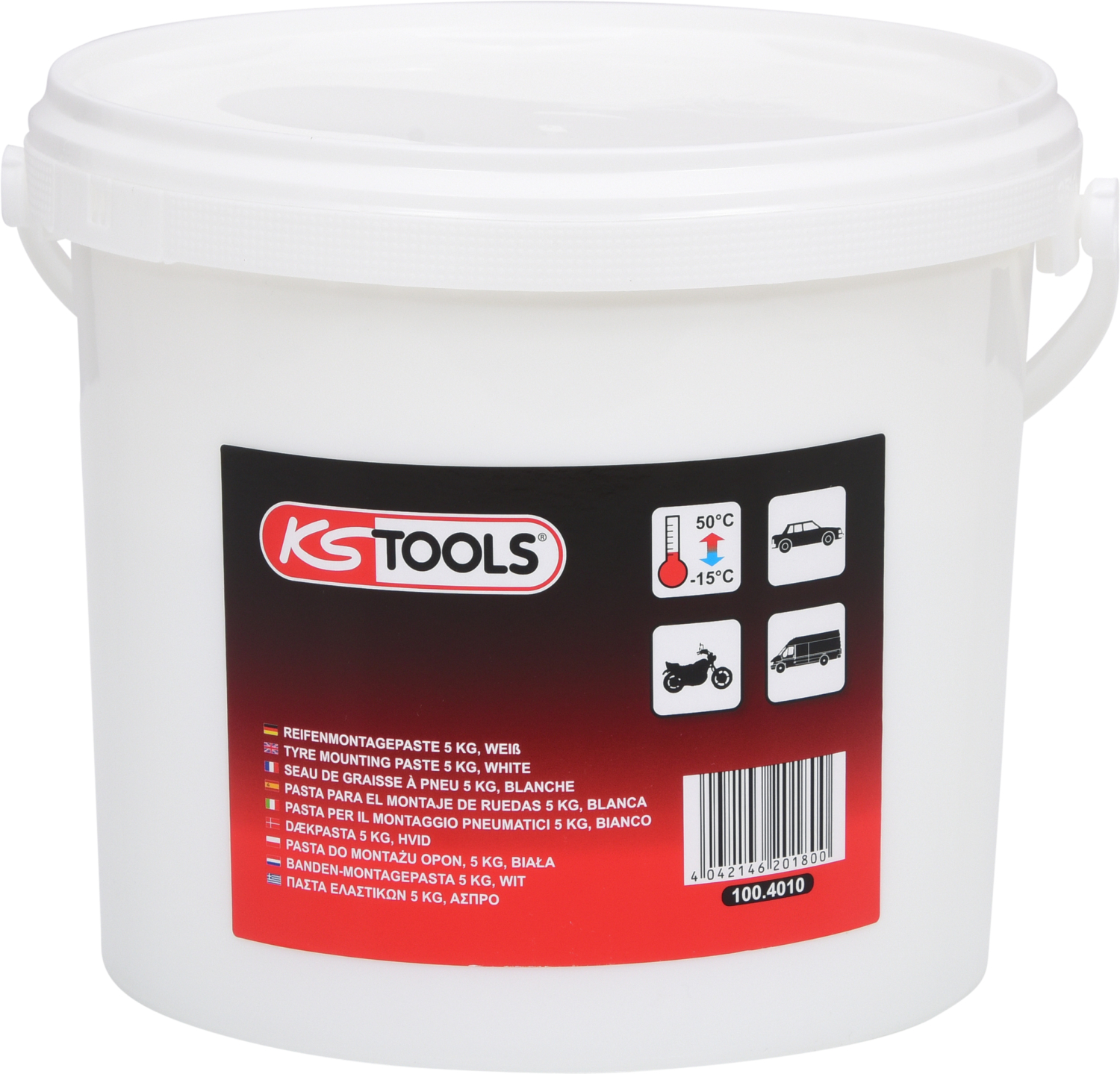 KS Tools Reifenmontagepaste 5 kg, weiß Produktbild img2 L