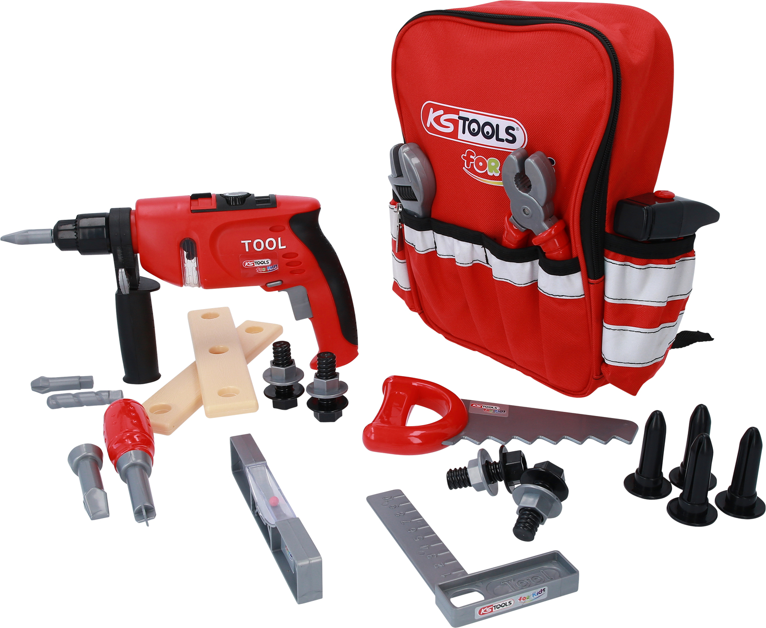KS Tools Werkzeug-Rucksack für Kinder mit Sortiment, 25-tlg Produktbild img1 L