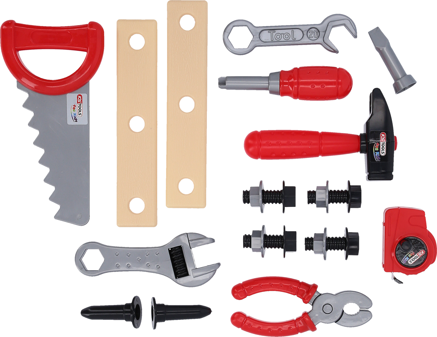 KS Tools Kinder Werkzeug-Satz mit Werkzeugkoffer, 21-tlg Produktbild img2 L