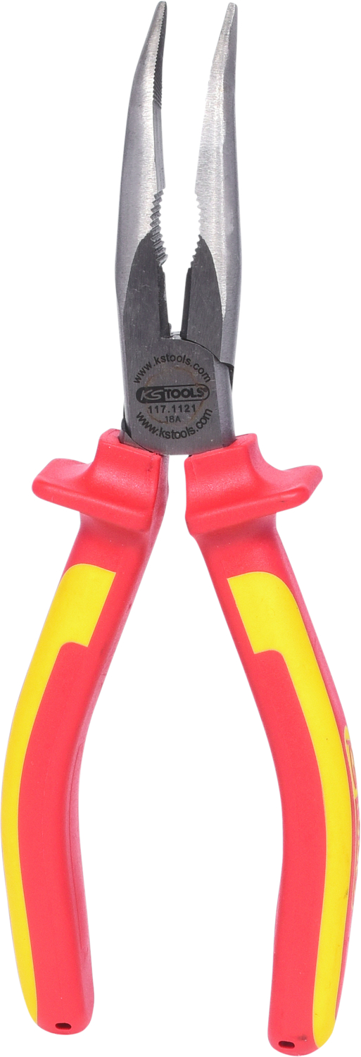 KS Tools ERGOTORQUE® VDE Flachrundzange, gebogen Produktbild img1 L