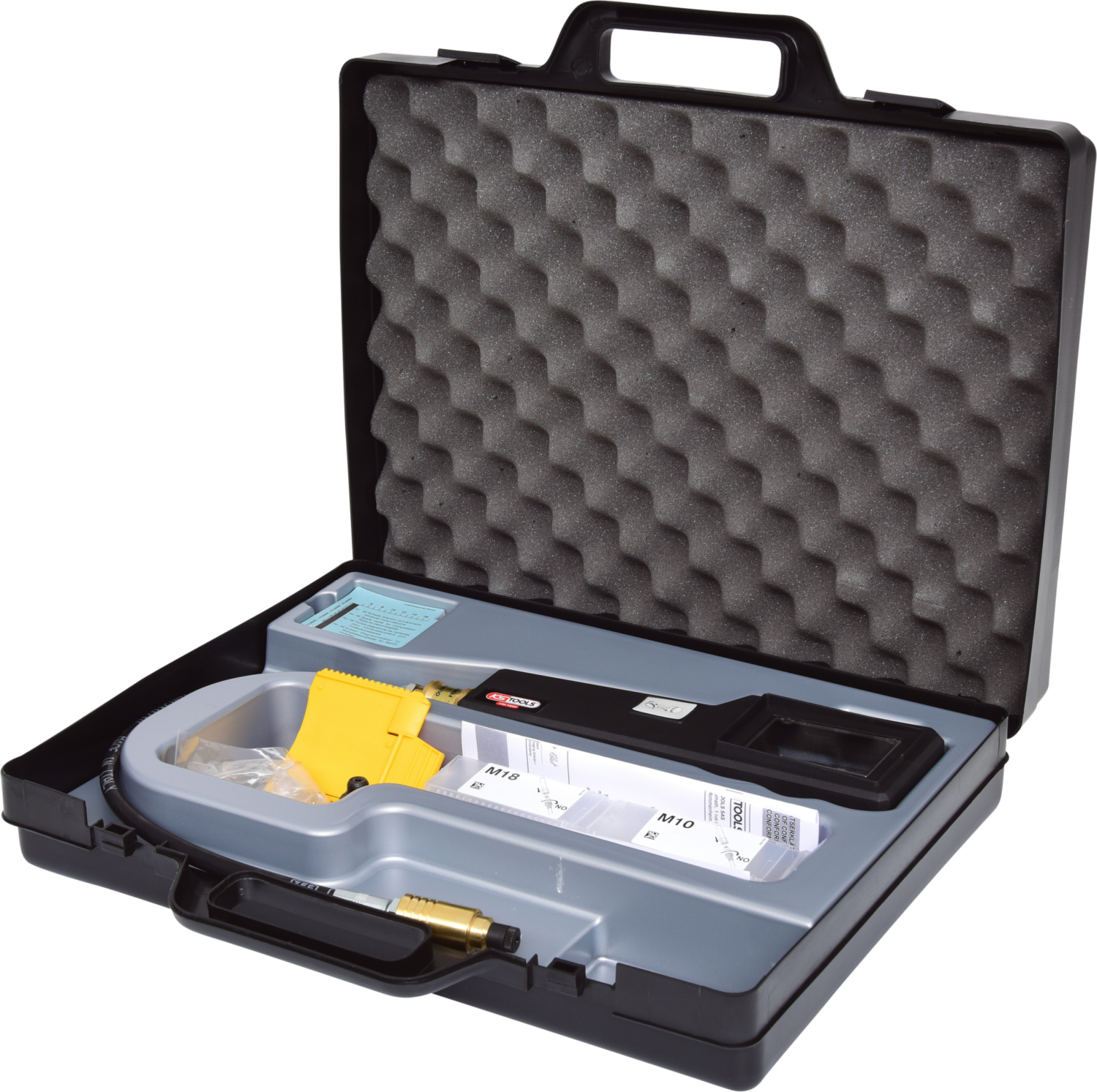 KS Tools Kompressions-Druckprüfgerät für Benzinmotoren mit Diagrammschreiber, 58-tlg Produktbild img2 L