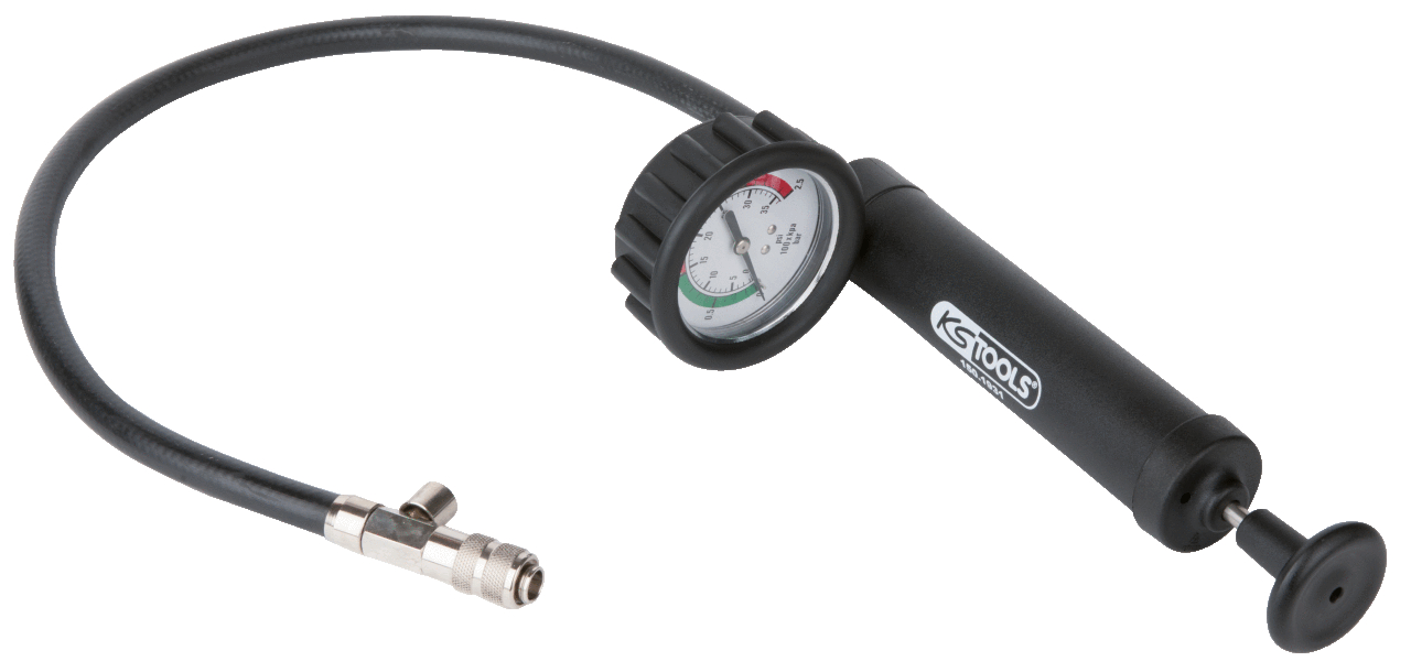 KS Tools Handpumpe mit Manometer/Schlauch, max. 2,5bar Produktbild img1 L