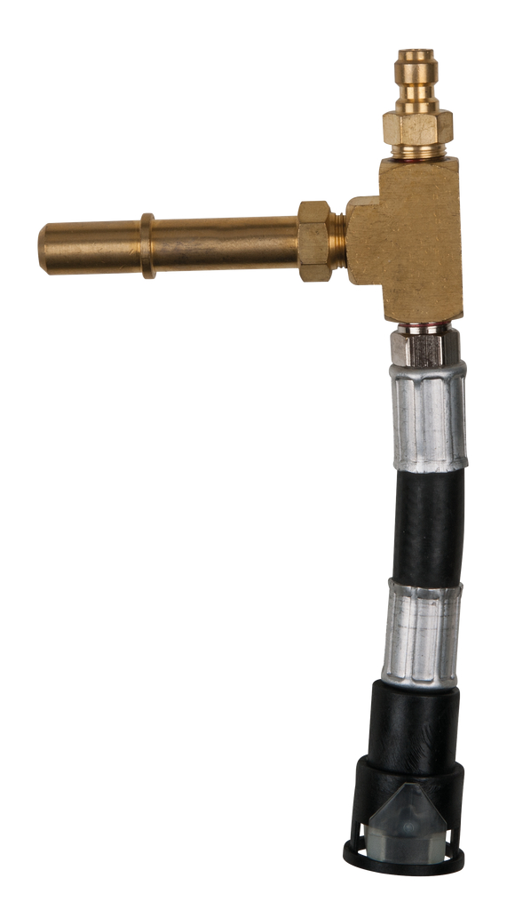KS Tools Manometer-Anschlussschlauch mit 1/4" Schlauchanschluss inkl.Druckablassventil transparenten Schlauch Produktbild img1 L
