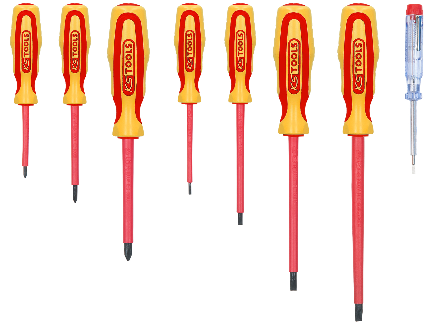 KS Tools ERGOTORQUE VDE Schraubendreher-Satz, PH+Schlitz, 8-tlg Produktbild img2 L