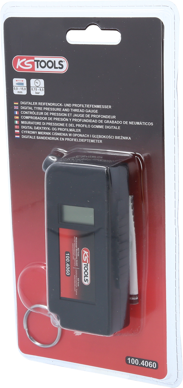 KS Tools Digital Reifendruck- und Reifenprofil-Tiefenmesser Produktbild img4 L