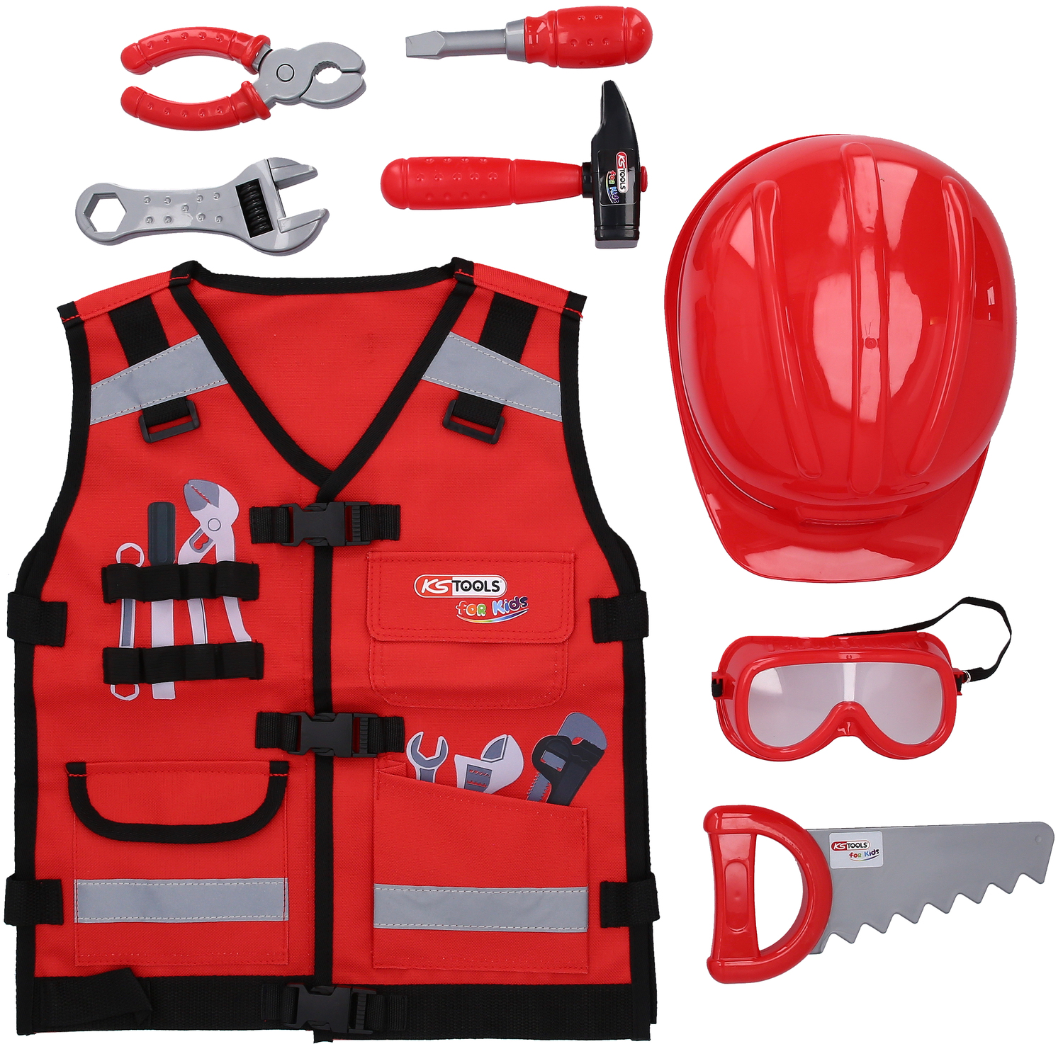 KS Tools Werkzeug-Weste für Kinder mit Sortiment, 9-tlg Produktbild img3 L