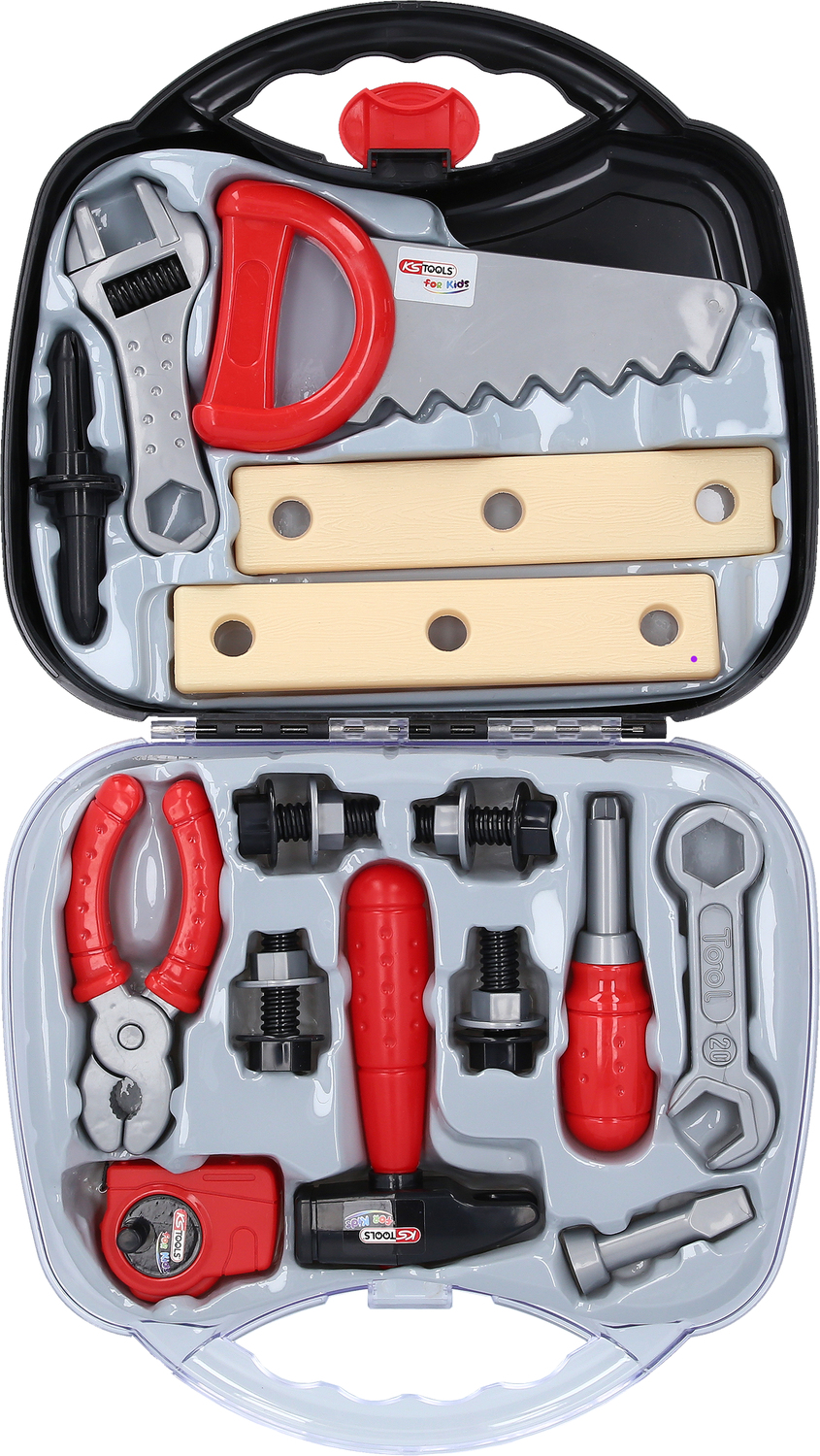 KS Tools Kinder Werkzeug-Satz mit Werkzeugkoffer, 21-tlg Produktbild img3 L