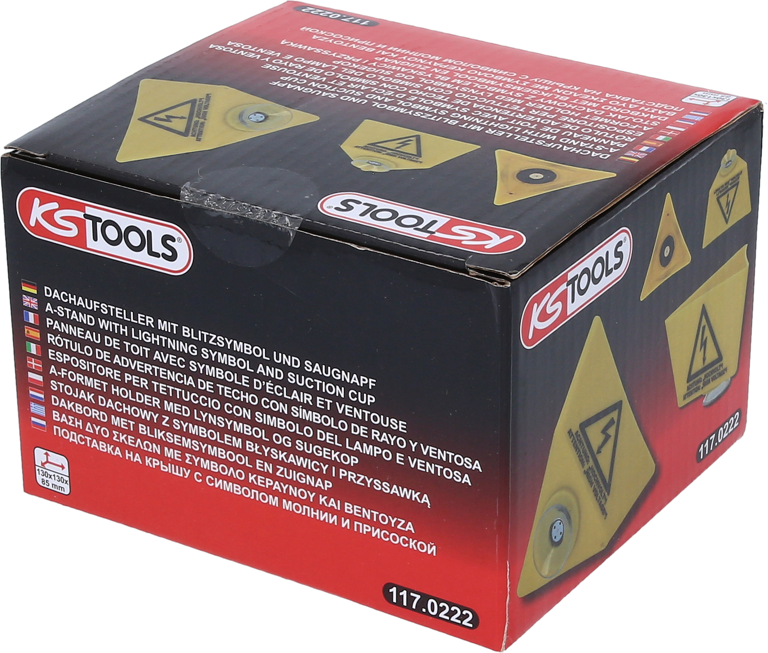 KS Tools Dachaufsteller mit Blitzsymbol und Saugnapf Produktbild img5 L