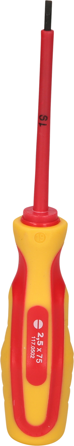 KS Tools ERGOTORQUE VDE Schlitz-Schraubendreher, 2,5mm Produktbild img2 L