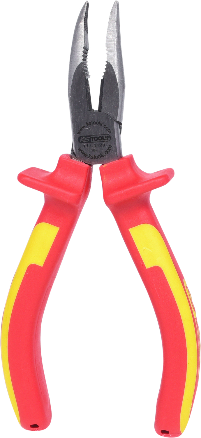 KS Tools ERGOTORQUE VDE Flachrundzange, gebogen, 165mm Produktbild img2 L