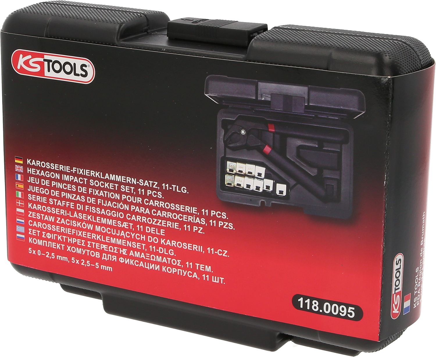 KS Tools Karosserie-Fixierklammern-Satz, 11-tlg Produktbild img4 L
