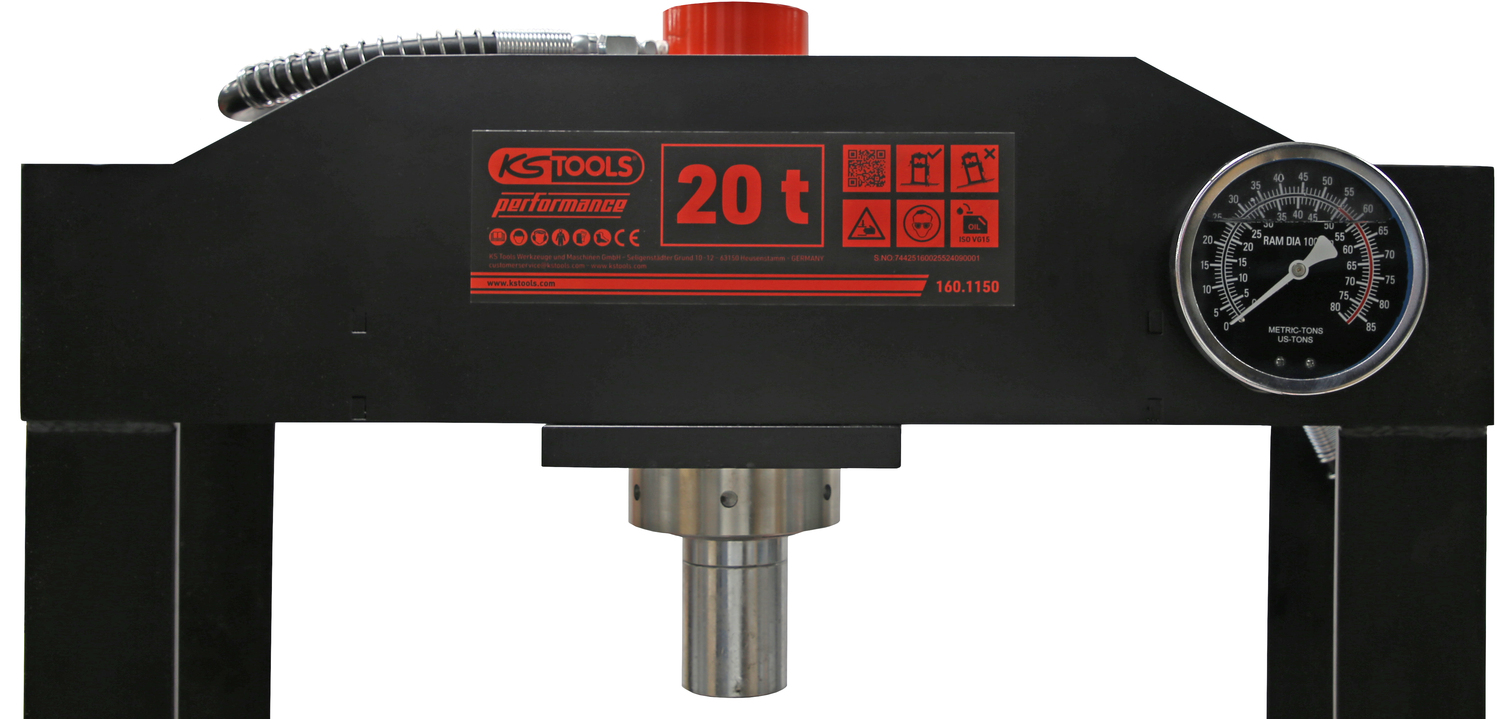 KS Tools performance Hydraulik-Werkstattpresse, 20000 kg Produktbild img3 L