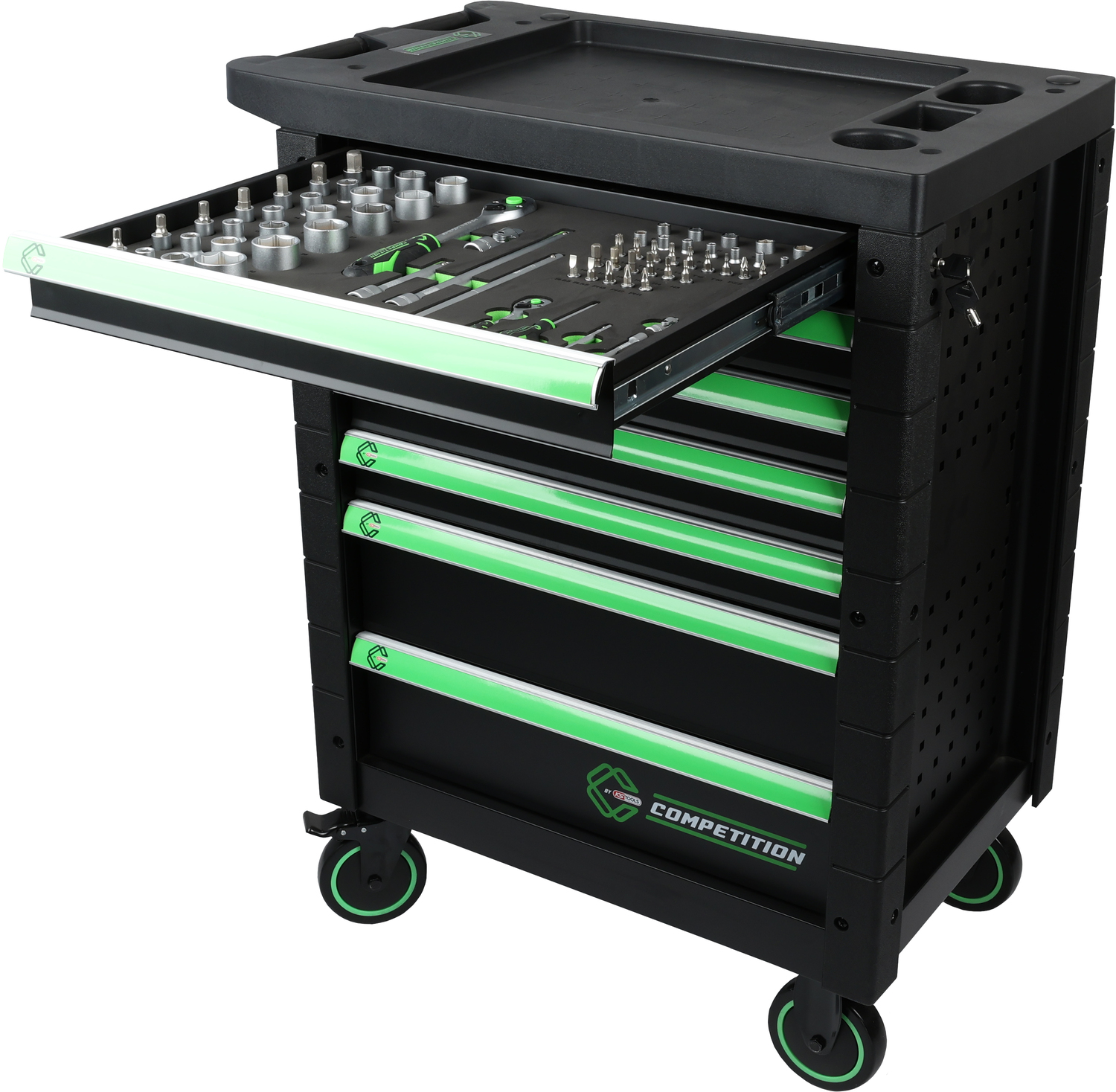 COMPETITION Werkstattwagen mit 7 Schubladen und 119 Premium-Werkzeugen Produktbild img14 L