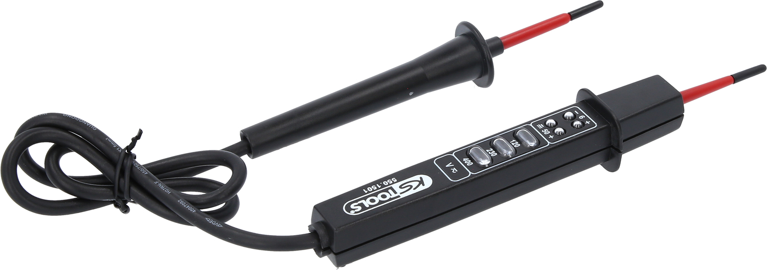 KS Tools Polaritäts- und Spannungsprüfer mit Schutzisolierung 6-400 V Produktbild img4 L