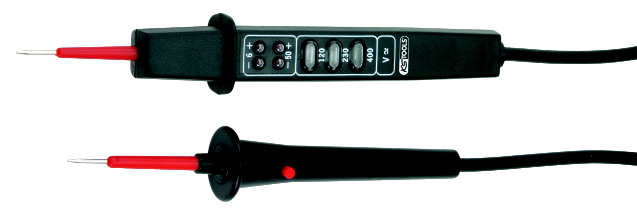 KS Tools Polaritäts- und Spannungsprüfer mit Schutzisolierung 6-400 V Produktbild img7 L
