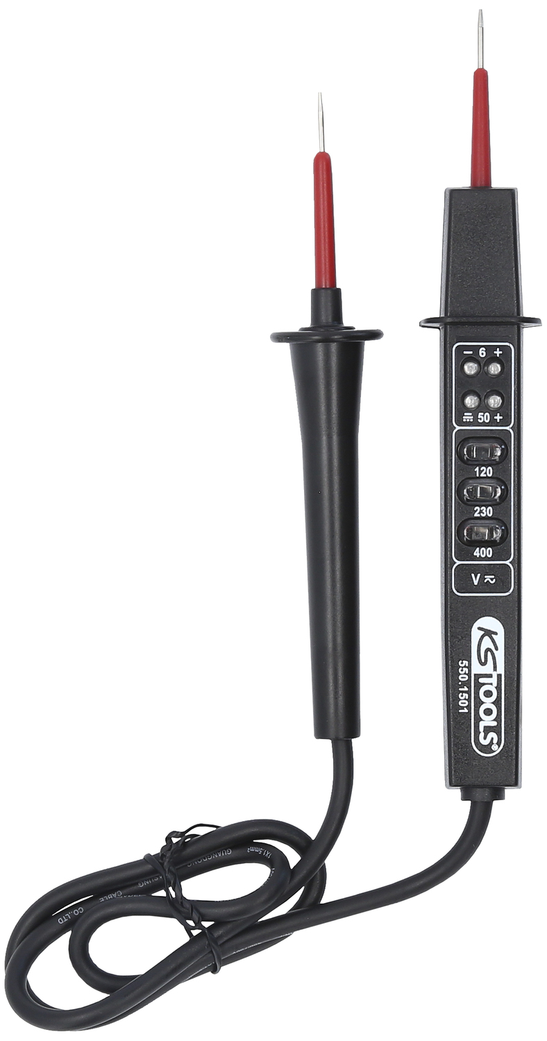 KS Tools Polaritäts- und Spannungsprüfer mit Schutzisolierung 6-400 V Produktbild img3 L