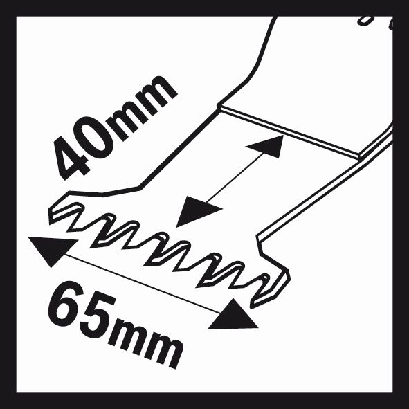 Bosch HCS Tauchsägeblatt AII 65 BSPC Hard Wood, 40 x 65 mm, 5er-Pack Produktbild img3 L