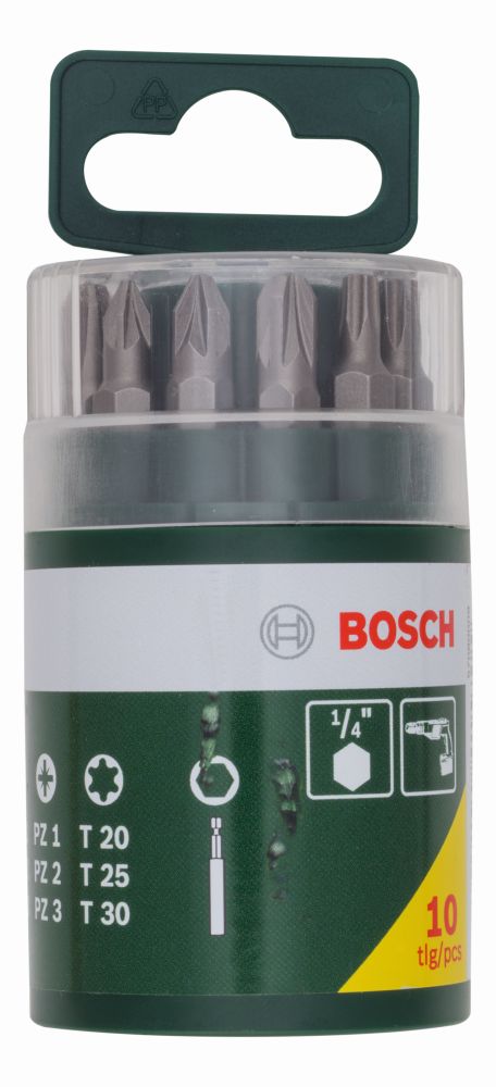 Bosch Schrauberbit-Set, 10-teilig, für PH/PZ/TORX® Produktbild img2 L