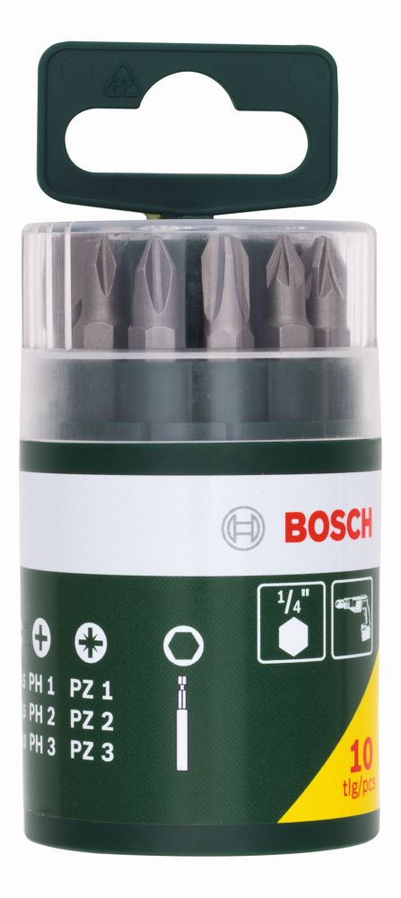 Bosch Schrauberbit-Set, 10-teilig, inklusive SL Produktbild img2 L