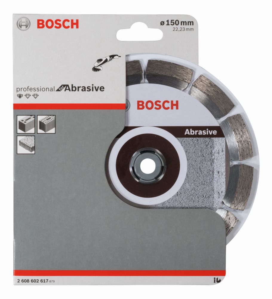 Bosch Diamanttrennscheibe Standard for Abrasive, 150 x 22,23 x 2 x 10 mm Produktbild img1 L