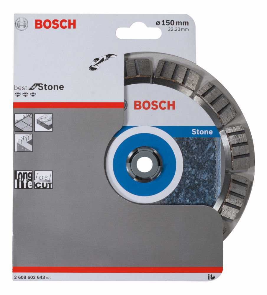 Bosch PRO Stone Diamanttrennscheibe, 150 x 22,23 mm Produktbild img1 L