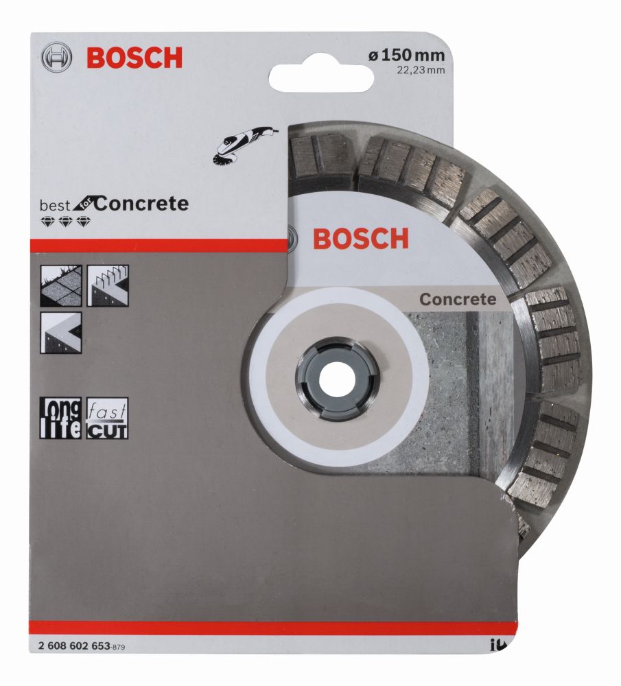 Bosch PRO Concrete Diamanttrennscheibe, 150 x 22,23 mm Produktbild img1 L