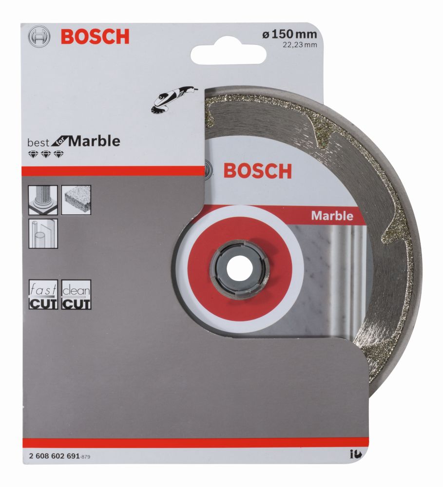 Bosch PRO Marble Diamanttrennscheibe, 150 x 22,23 mm Produktbild img1 L