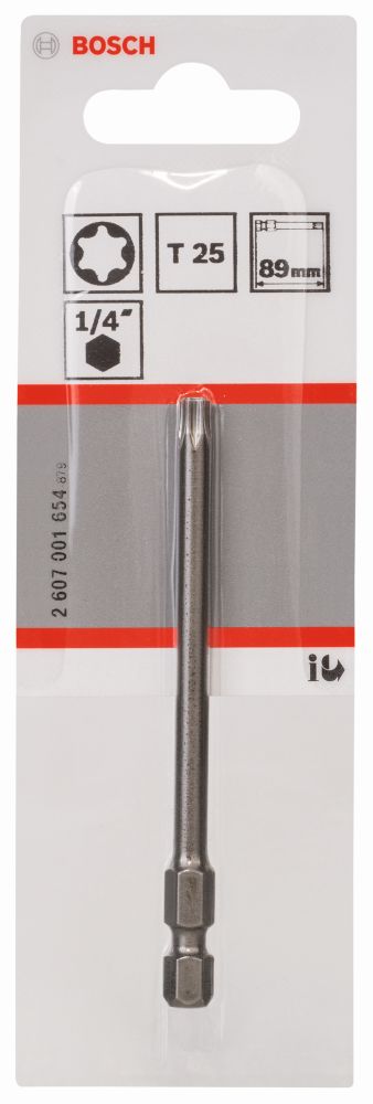 Bosch Schrauberbit Extra-Hart T25, 89 mm, 1er-Pack Produktbild img2 L
