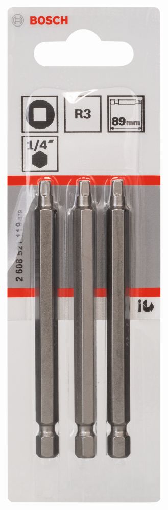 Bosch Schrauberbit Extra-Hart für Innenvierkant Produktbild img2 L