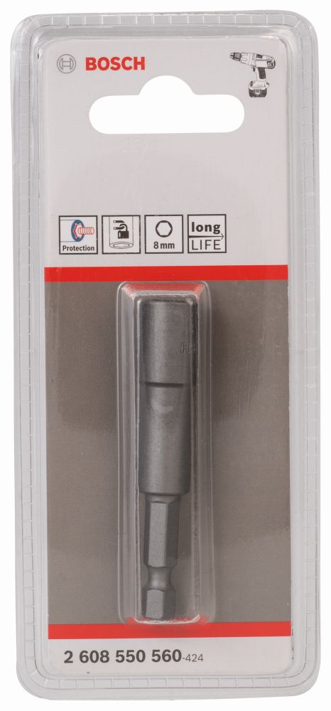 Bosch Steckschlüssel, 65 x 8 mm, M 5, Tiefenanschlag 2 607 002 586 Produktbild img2 L