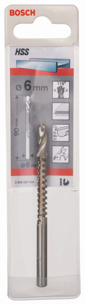 Bosch Fräsbohrer HSS Freihandfräser ø6 x 90mm Produktbild img1 L