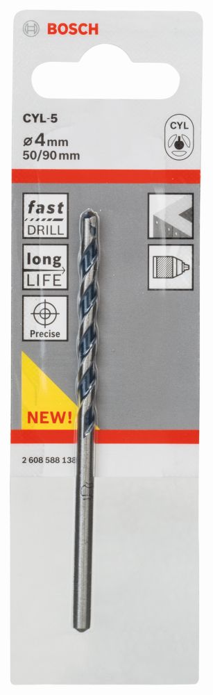 Bosch Betonbohrer CYL-5, Blue Granite, 4 x 50 x 90 mm Produktbild img1 L