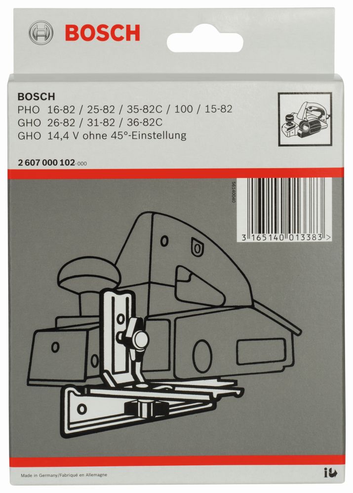 Bosch Parallelanschlag für Bosch Handhobel, ohne 45°-Einstellung Produktbild img2 L
