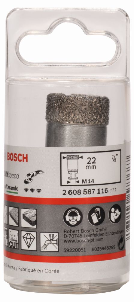 Bosch Diamanttrockenbohrer Dry Speed Best for Ceramic Produktbild img1 L