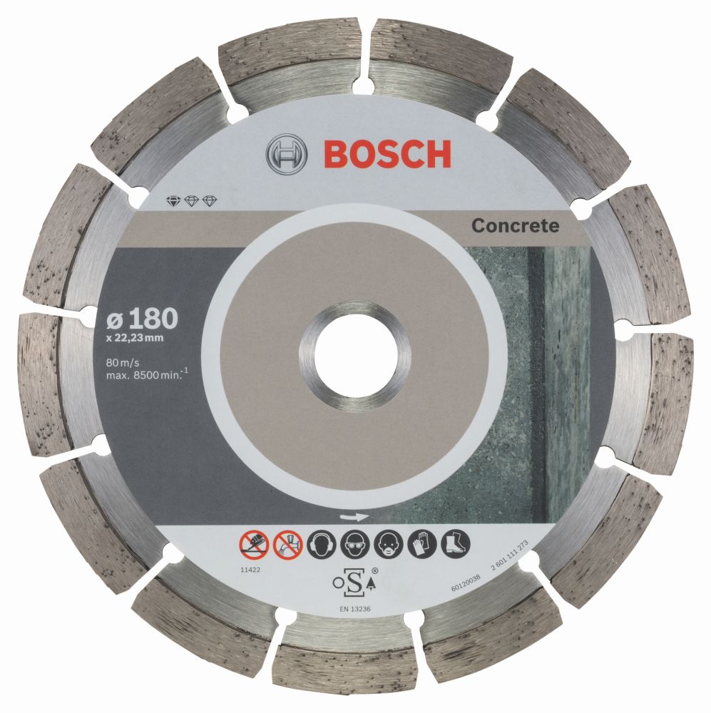 Bosch Diamanttrennscheibe Standard for Concrete Produktbild img2 L