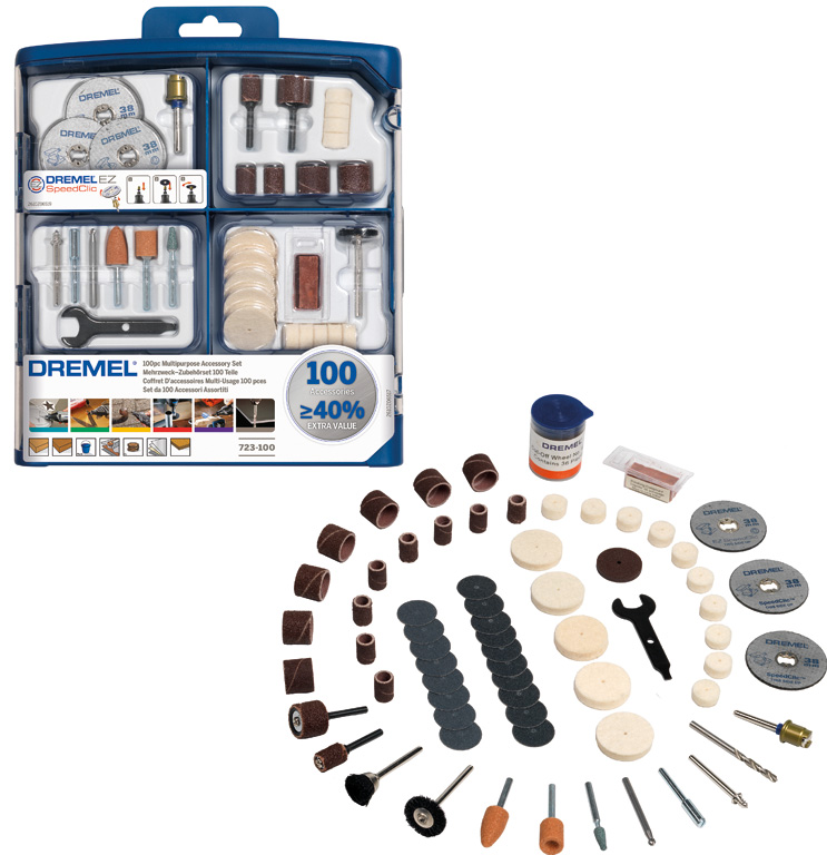 Dremel Mehrzweck-Zubehörset 100 Teile Produktbild img4 L