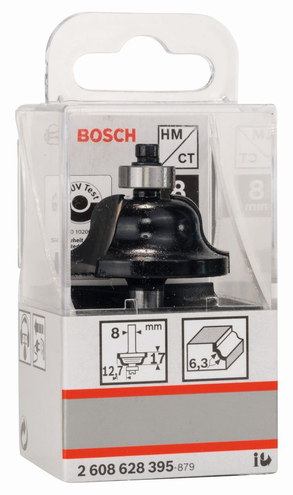 Bosch PRO Profilfräser klassisch, R&nbsp;6,3, Schaft 8&nbsp;mm Produktbild img1 L