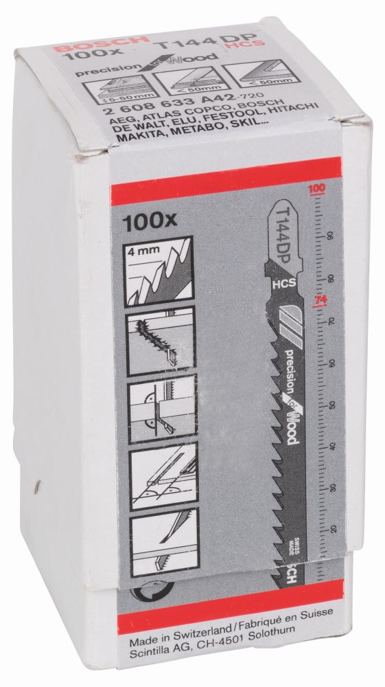 Bosch Stichsägeblatt T 144 DP Precision for Wood Produktbild img1 L