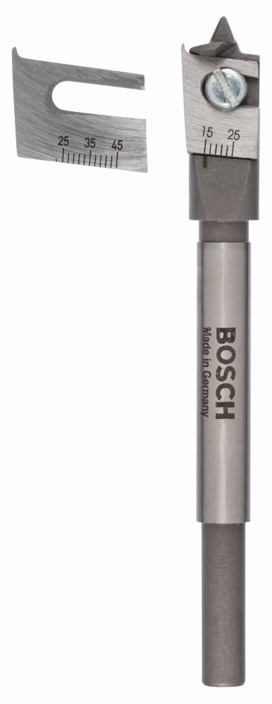 Bosch Flachfräsbohrer, verstellbar, Sechskant 15 - 45mm, 25 - 45mm, 120mm Produktbild img2 L