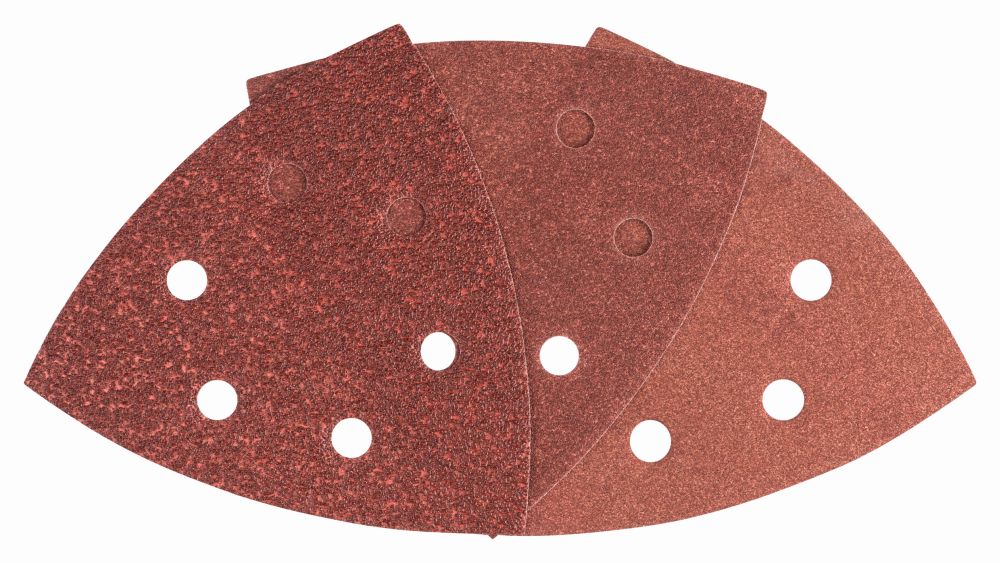 Bosch Schleifblatt-Set für Deltaschleifer, 25-teilig, 105mm, Körnung 60, 120, 180 Produktbild img1 L