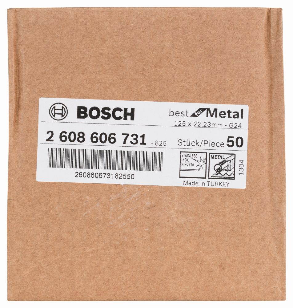 Bosch Fiberschleifscheibe R574, Best for Metal, Zirkonkorund Produktbild img1 L