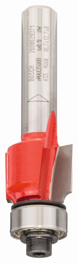 Bosch Abrundfräser Expert for Wood, 8 mm, D 16,7 mm, R1 2 mm, L 12,7 mm, G 55 mm Produktbild img1 L