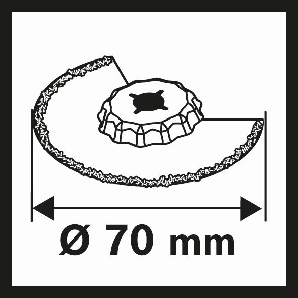 Bosch Carbide-RIFF Schmalschnitt-Segmentsägeblatt ACZ 70 RT5, 70mm, 10er-Pack Produktbild img4 L