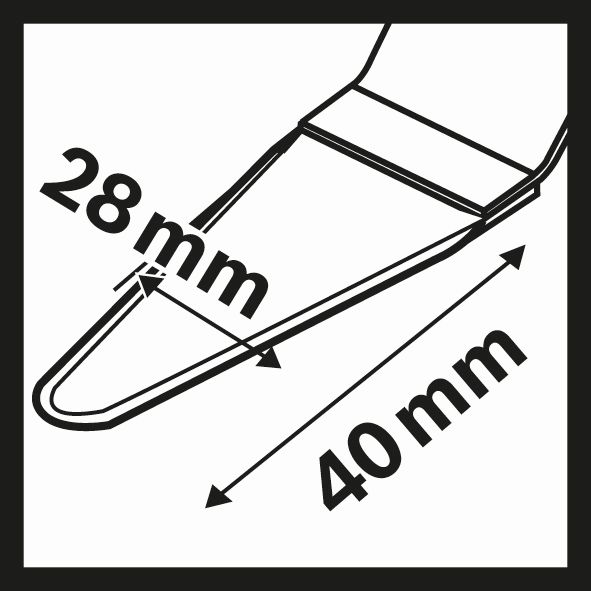 Bosch HCS Universalfugenschneider AIZ 28 SC, 40 x 28 mm, 1er-Pack Produktbild img3 L