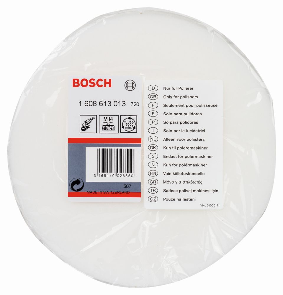 Bosch Polierschwamm mit Gewinde M 14 für Polierer, 160mm Produktbild img2 L
