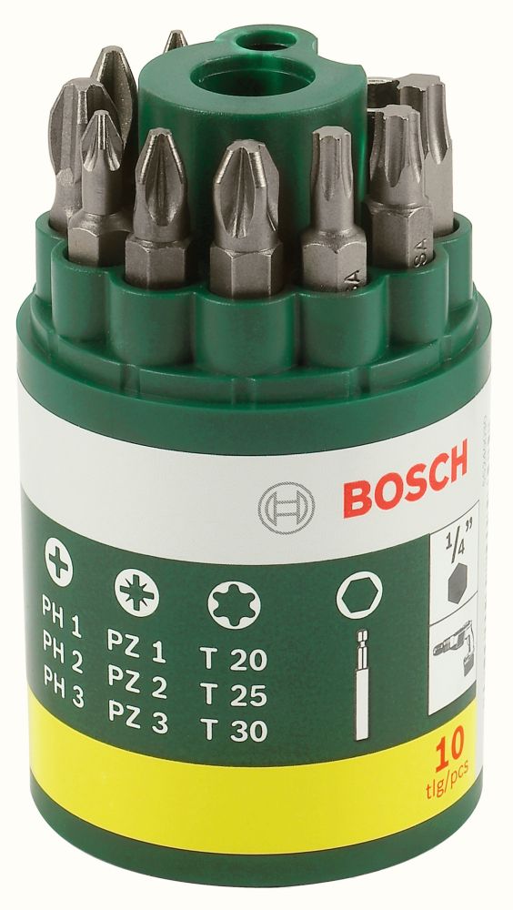 Bosch Schrauberbit-Set, 10-teilig, für PH/PZ/TORX® Produktbild img1 L