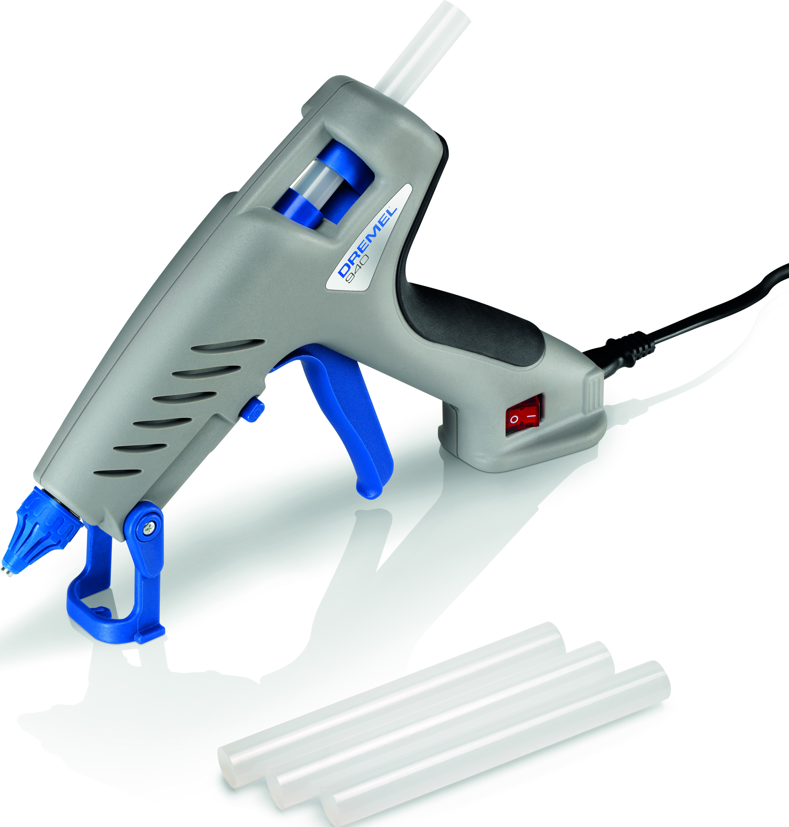 Dremel Heißklebepistole 940-3 Kompaktwerkzeug (195°C) mit 3 Zubehöre Produktbild img2 L
